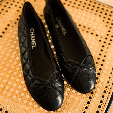 buy chanel ballerinas online|chanel ballerina flats black.